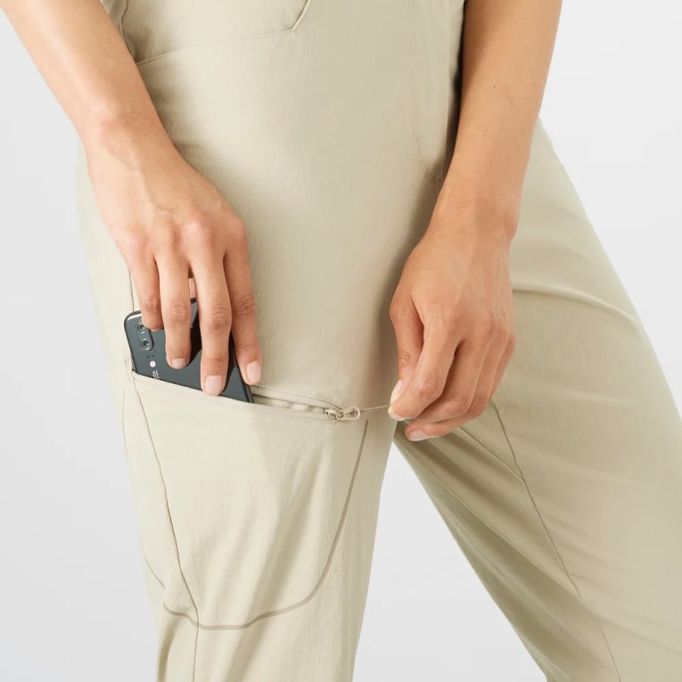 Beige Salomon Wayfarer Women's Sport Pants | PH 40671W